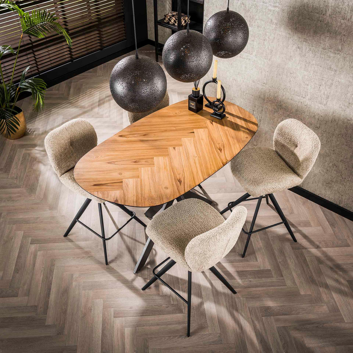 BARTISCH Kim Braun 80/140/ 92 cm - Braun, Holz (140/92/80cm) - Hoyz Collection