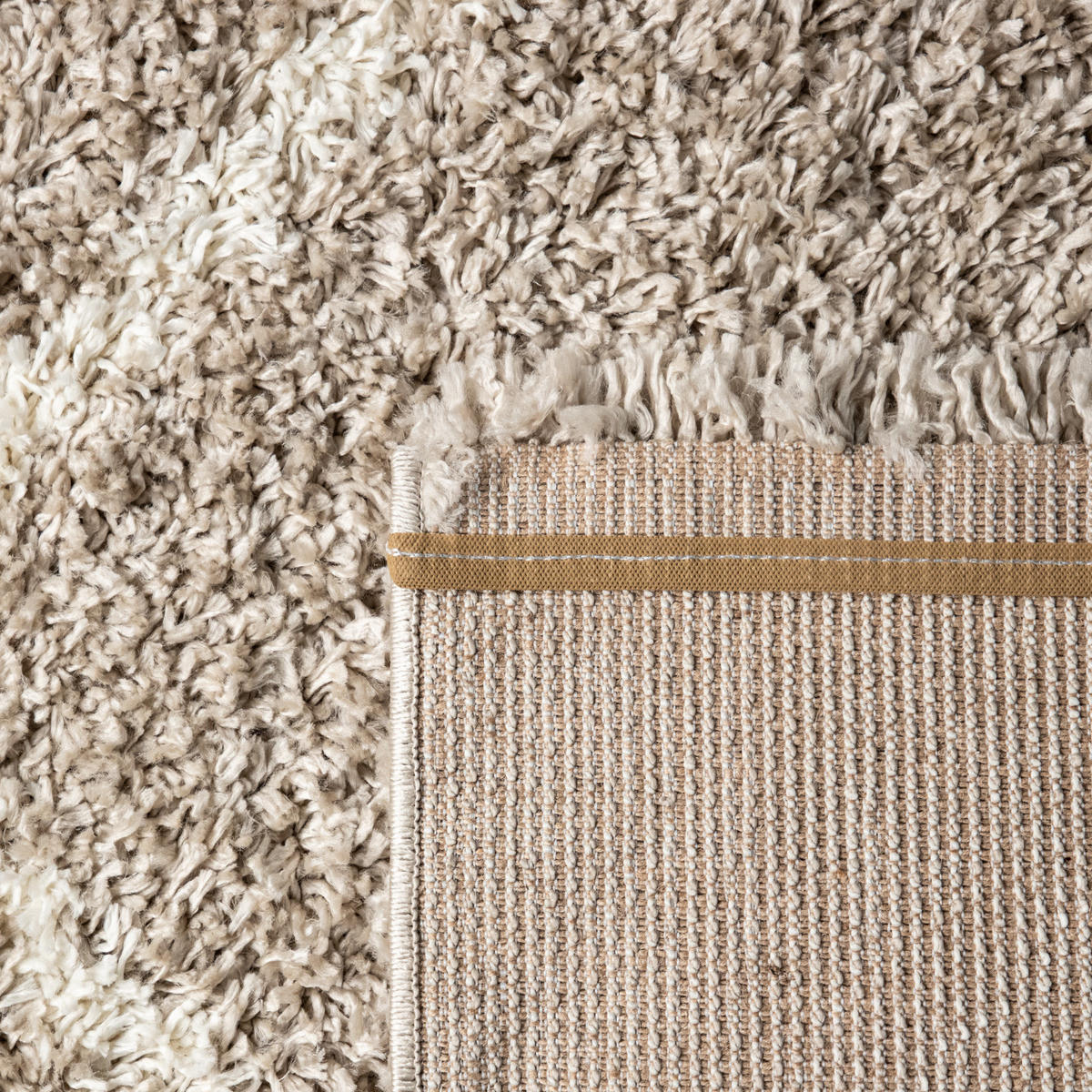 HOCHFLORTEPPICH 60/100 cm Kalmar 441 - Beige, Textil (60/100cm) - Paco Home