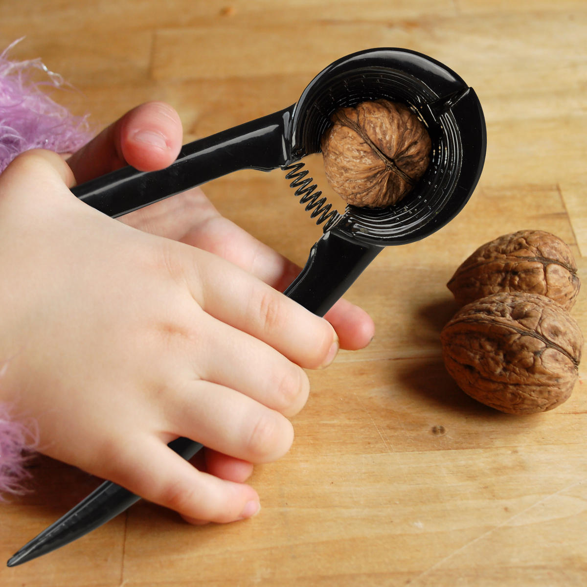 3XNUSSKNACKER - Schwarz, Metall - Relaxdays