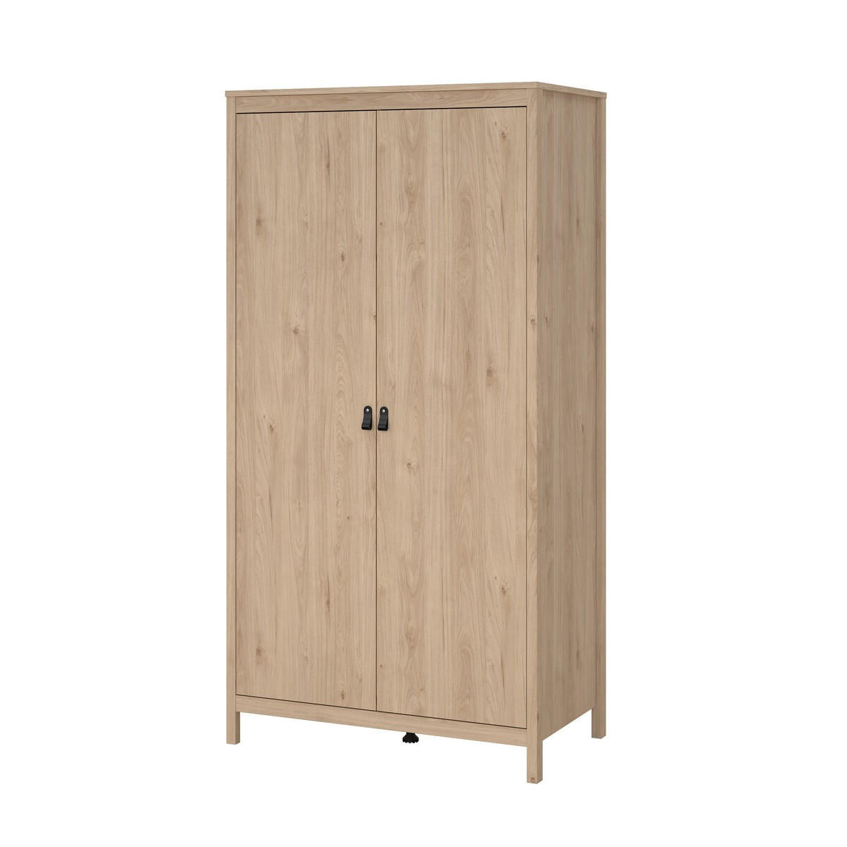 KLEIDERSCHRANK mit 2 Türen barcelone 102,3/58,4/199 cm - Apfelbaumfarben, Holzwerkstoff (58.4/199/102.3cm) - Calicosy
