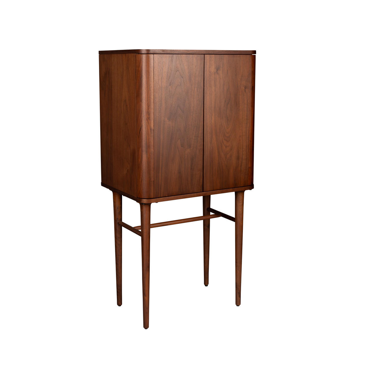 AUFBEWAHRUNGSSCHRANK Morrison Walnussfarbe - Braun, Holzwerkstoff (62/125/45cm) - Dutchbone