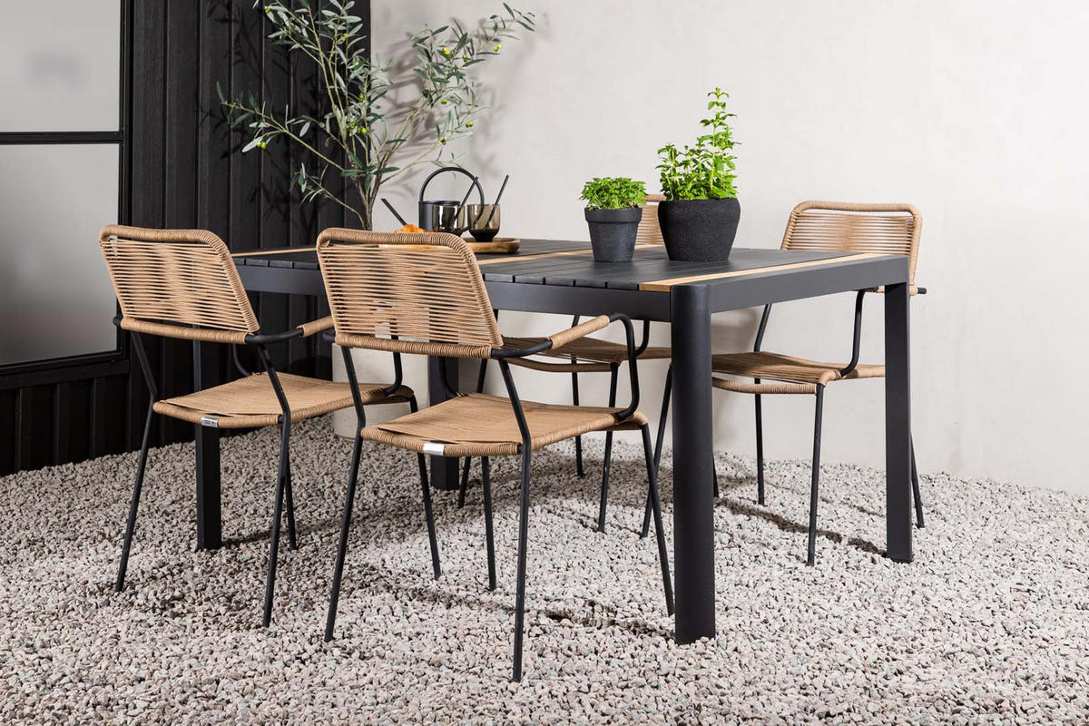 GARTENSET braun - Braun, Holzwerkstoff - ebuy24