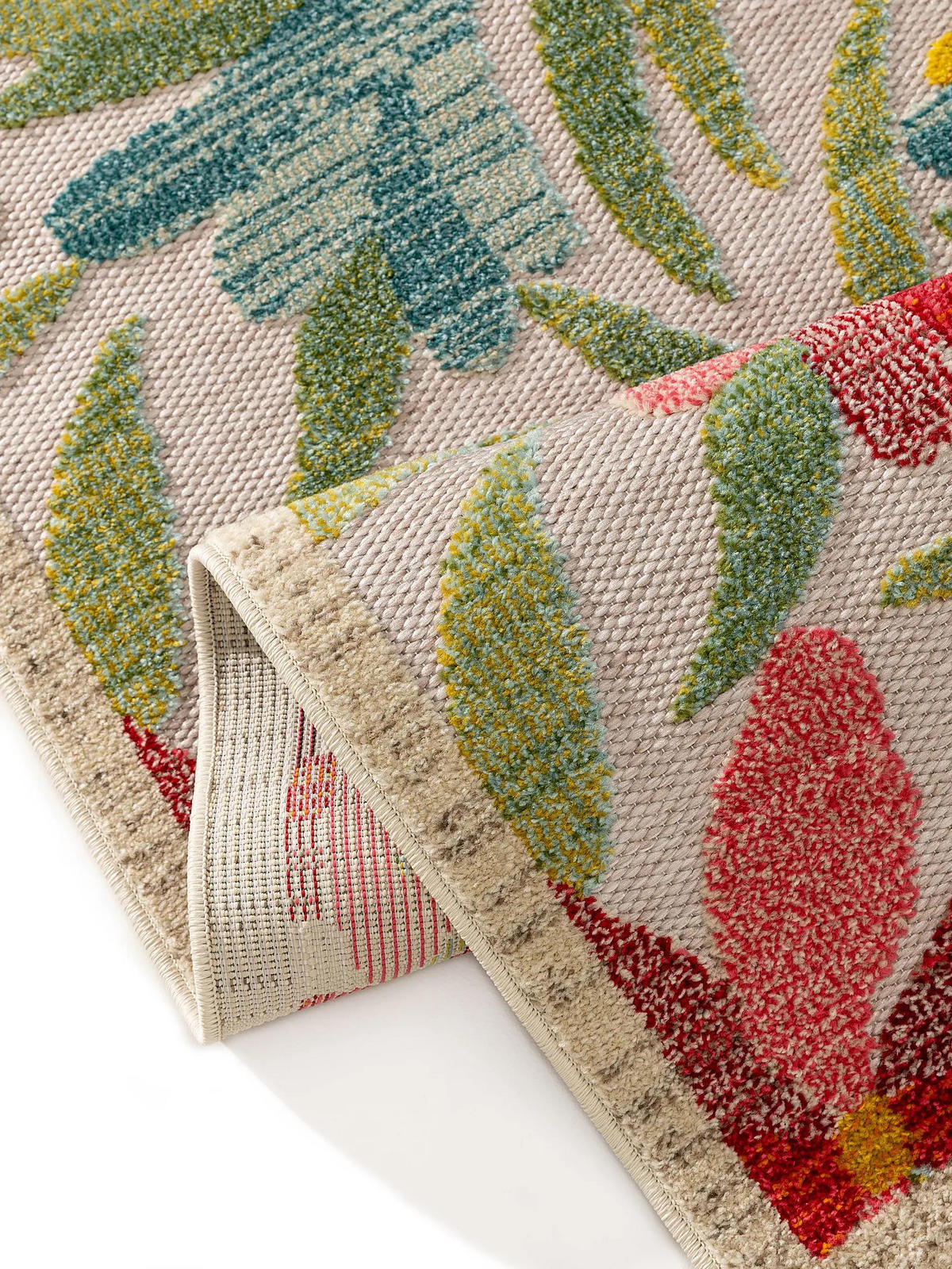 OUTDOOR-TEPPICH Noelia 200/290 cm - Multicolor, Kunststoff (200/290cm) - benuta Nest