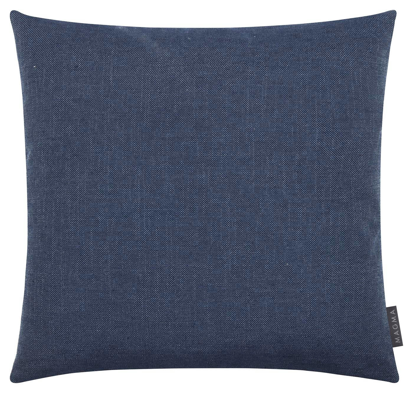 KISSENHÜLLE 2er Set Riva 40/40 dunkelblau - Dunkelblau, Textil (40/40cm) - Magma Heimtexx