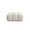 POUF Bellis aus Samt leichtes beige - Creme, Textil (94/39/94cm) - Micadoni