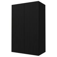 KÜCHENHÄNGESCHRANK Lamello W4/60 Schwarz Matt / Schwarz 60 / 32,5 / 96cm - Dunkelgrau/Schwarz, Holz/Holzwerkstoff (60/96/32.5cm) - Feldmann-Wohnen