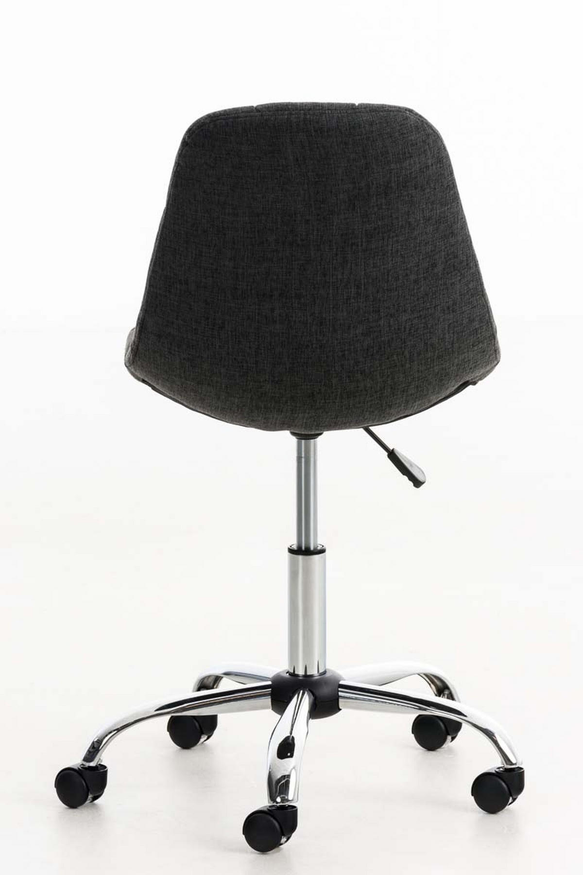 BÜROSTUHL Emily, Stoff Dunkelgrau - Dunkelgrau, Textil/Metall (55/91/55cm) - TPFLiving