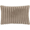 KISSENHÜLLE Raya Streifen Look taupe - Taupe, Textil (40/60cm) - Magma Heimtexx