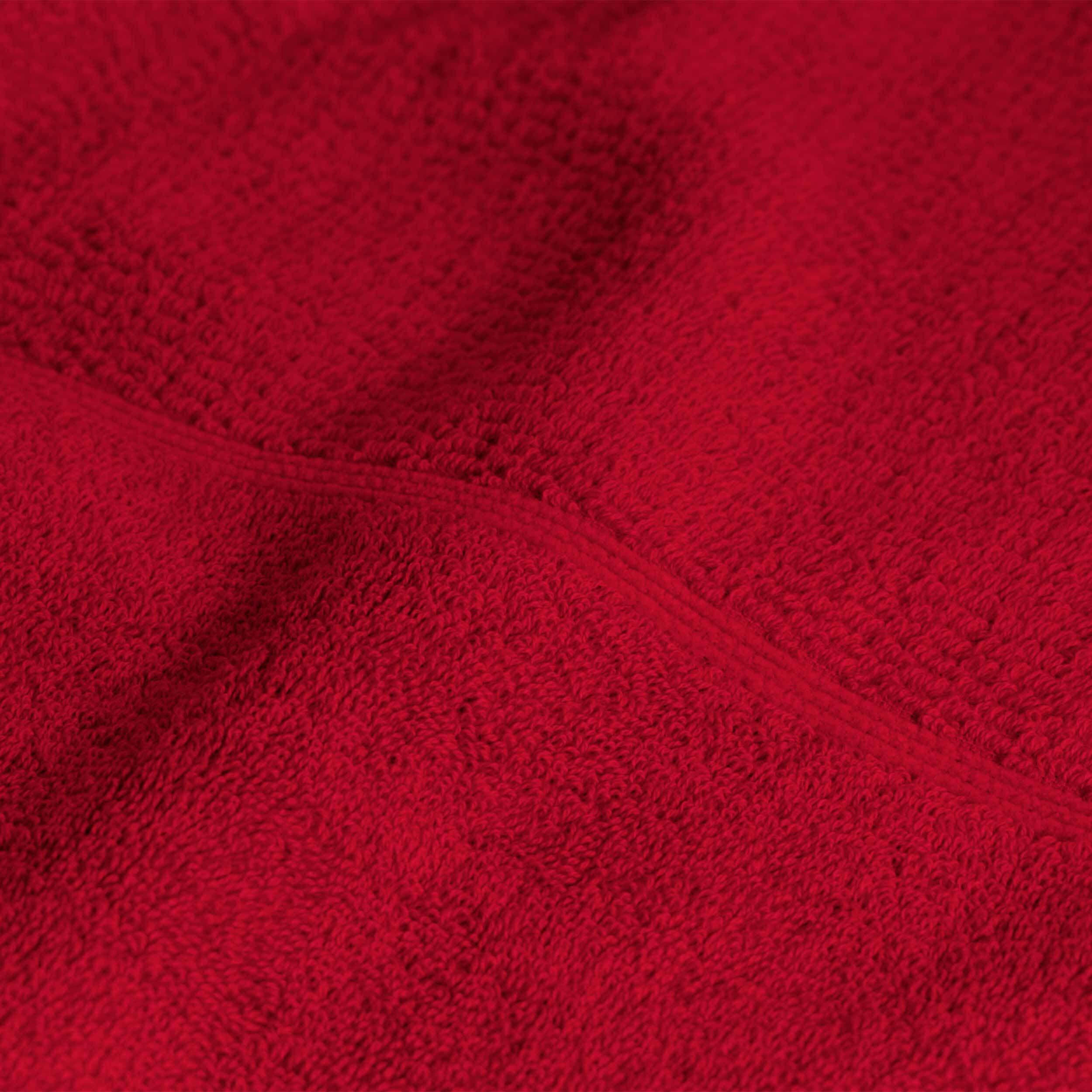 HANDTUCHSET PEARL 5- TLG - Rot, Textil (67/140cm) - Möve for Frottana