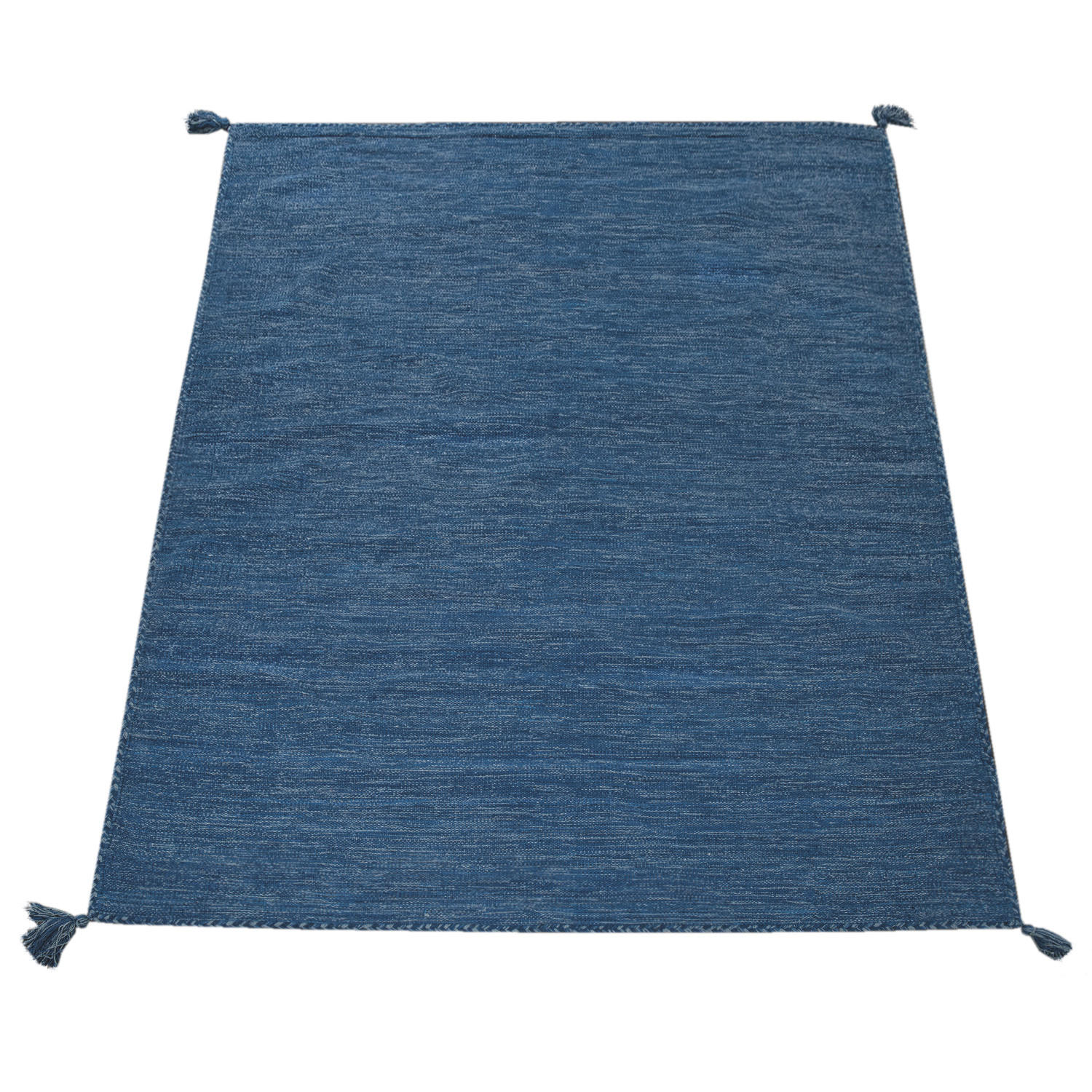 HOCHFLORTEPPICH 160/220 cm Kilim 210 - Blau, Textil (160/220cm) - Paco Home