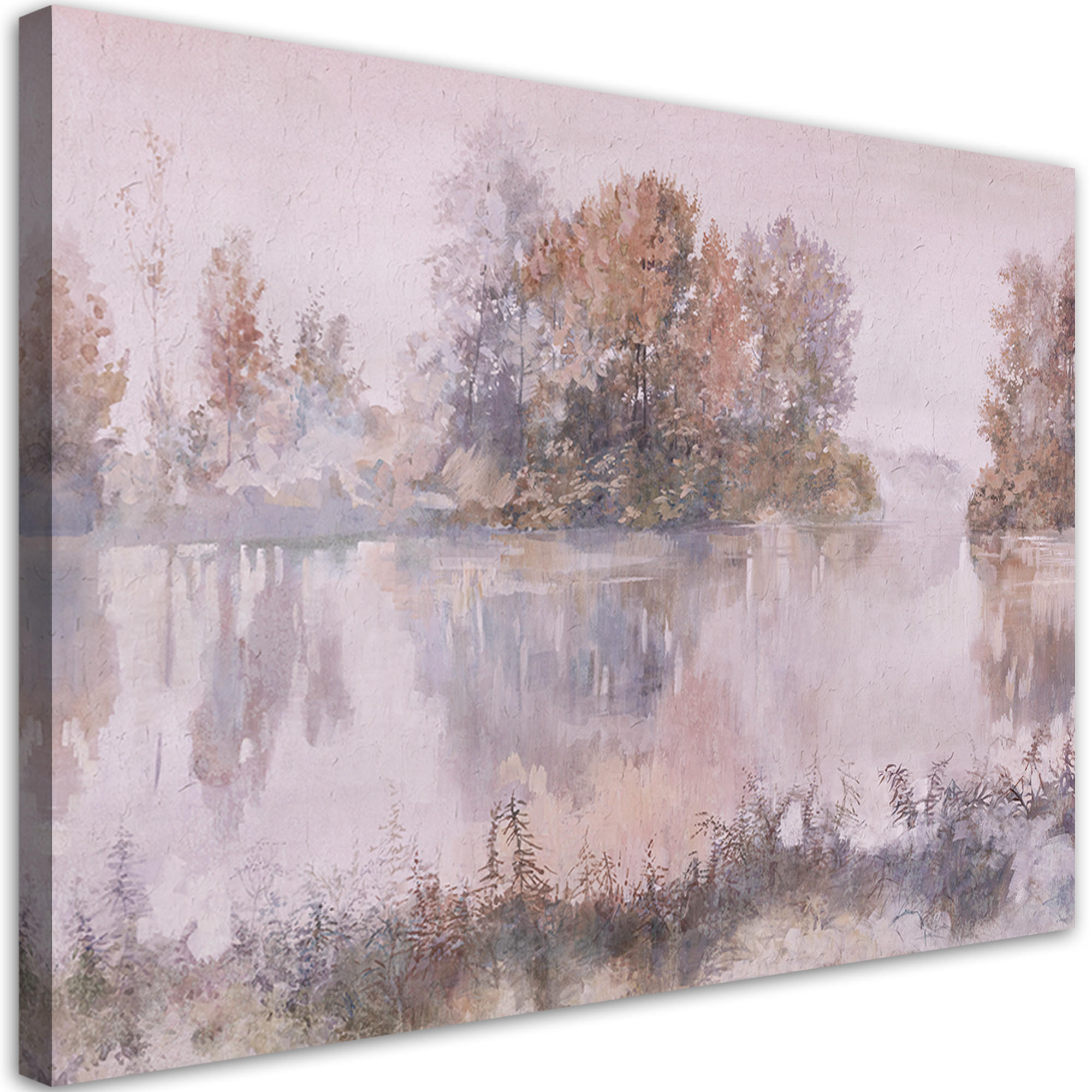 WANDBILD seeblick - Beige, Textil (60/40cm) - Feeby