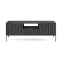 LOWBOARD – RTV154 – 154 cm – NOVA – Schwarz - Schwarz, Holzwerkstoff (154/56/39cm) - hi-markt