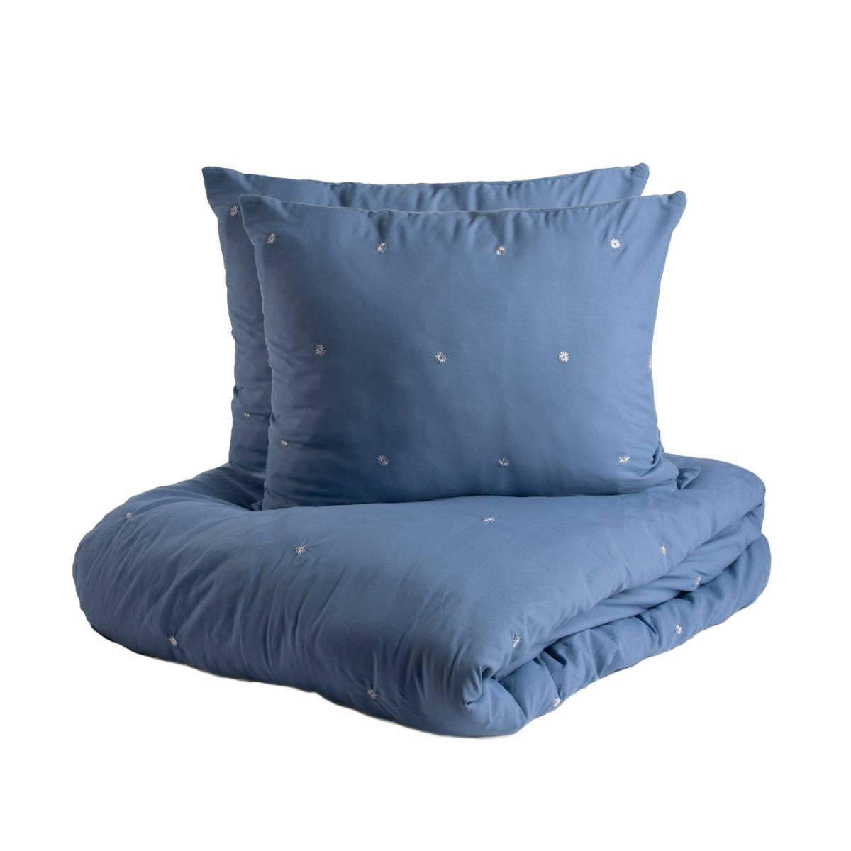 BETTWÄSCHE Skyla blau 220/200 cm - Blau, Textil (220/200cm) - Homla