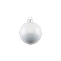 CHRISTBAUMKUGEL Opal, Glas, Weiß, Ø 6 cm - Weiß, Glas (6/1/6cm) - Gift Company