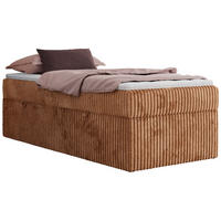 POSTEL BOXSPRING ZERO 90/200 - Oranžová Manšestr - H3 - pomerančová, textil (90/200cm) - MKS