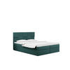 BOXBETT mit Bettkasten und Matratze CLARA Stoff Velvet Meeresfarbe 160x200 cm H3-Bonell - Mintgrün, Holz/Textil (160/200cm) - Kaiser Möbel