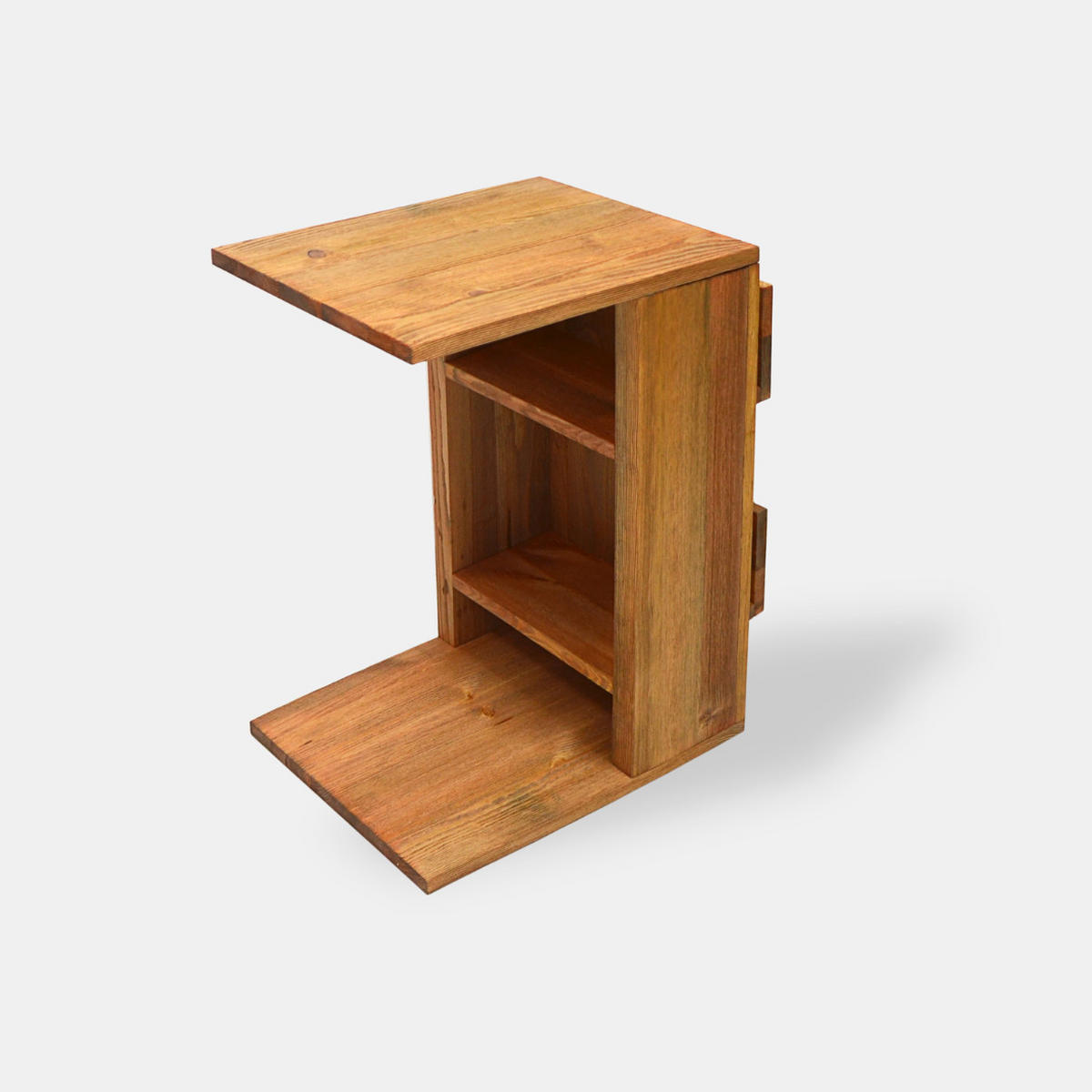 BEISTELLTISCH für den Laptop aus Eichenholz - Eichefarben, Holz (50/40/65cm) - Rawood Furniture