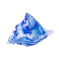 BRIEFBESCHWERER SEASHELL - Blau, Glas (10.5/13/22cm) - J-Line