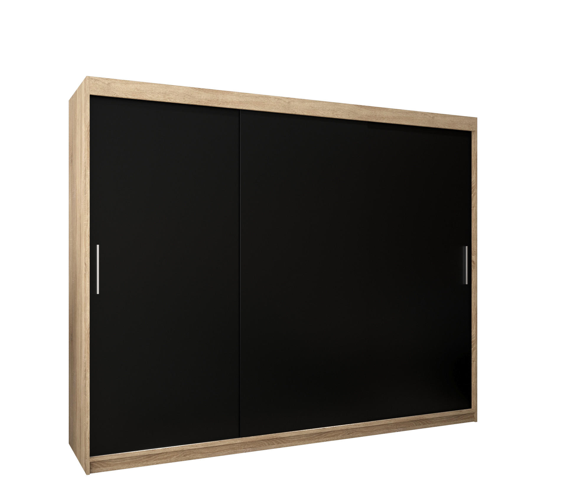 Abiks Möbel Schwebetürenschrank Sonoma Eiche 250x200x62 cm