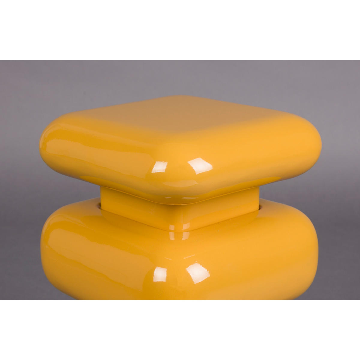 BEISTELLTISCH Stubby Gelb - Gelb, Metall (29/29/49cm) - Dutchbone
