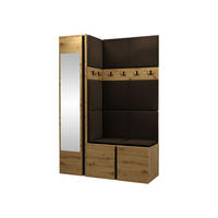 GARDEROBEN-SET Orion X - Eiche Artisan/Braun, Holzwerkstoff/Kunststoff (124/186/46cm) - MIRJAN24