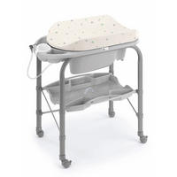 WICKELTISCH mit Badewanne - Dunkelgrau, Metall (54/95cm) - Cam il Mondo del Bambino S.p.A.