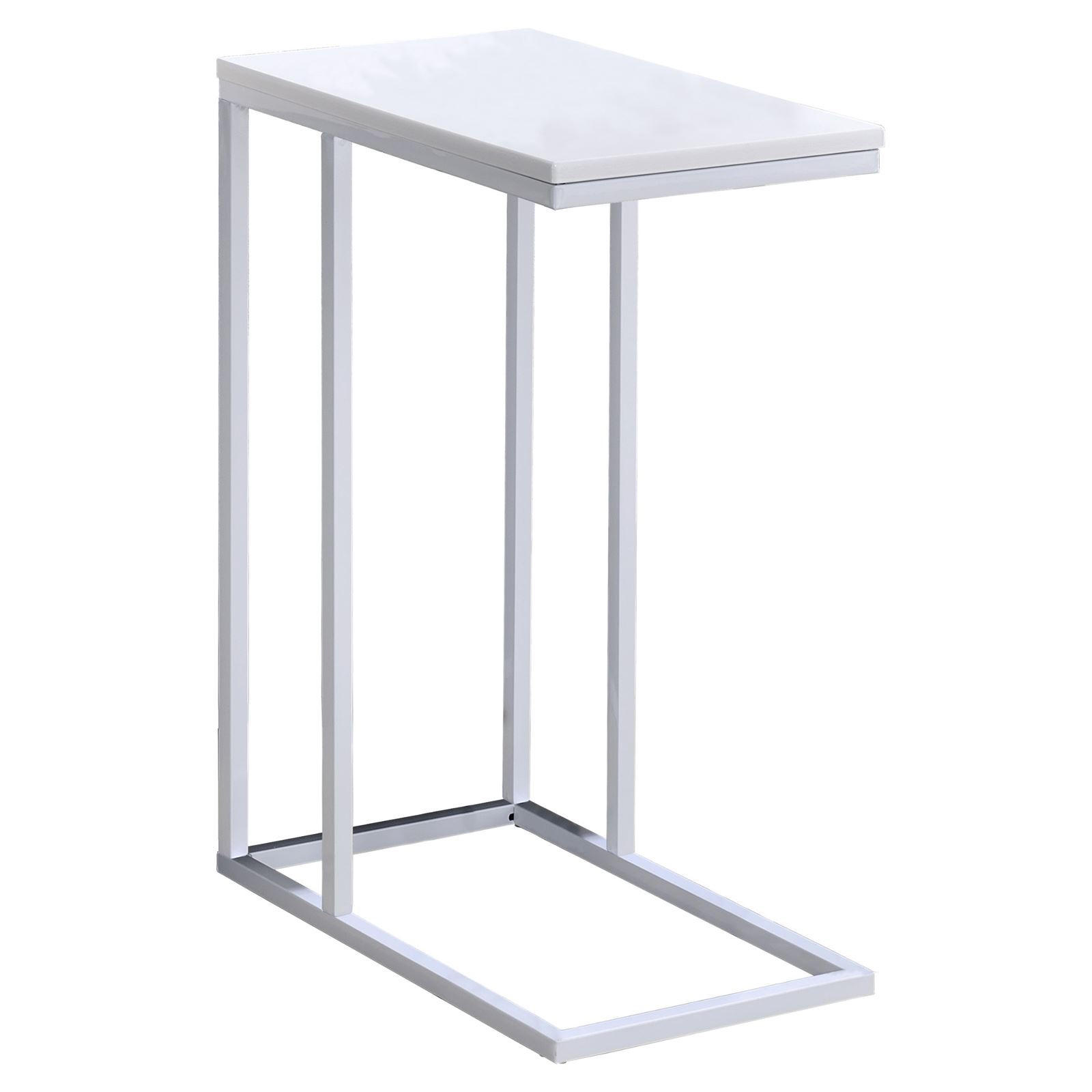 BEISTELLTISCH DEBORA - Weiß, Holzwerkstoff (26/46/61cm) - IDIMEX
