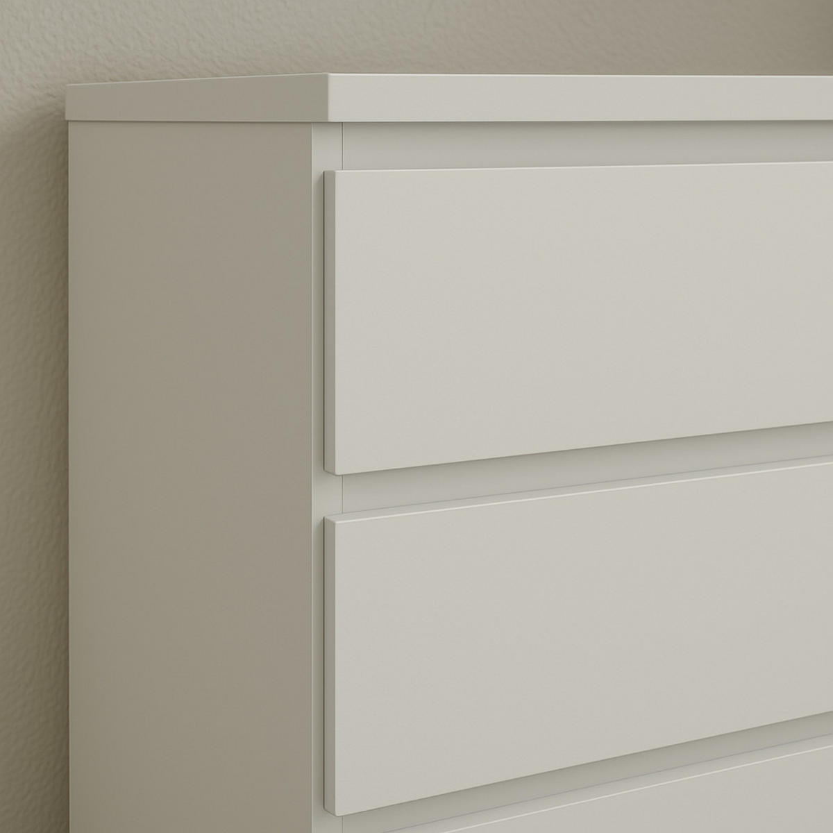 KOMMODE bella3 - Weiß, Holzwerkstoff (60/76/35cm) - roe furniture
