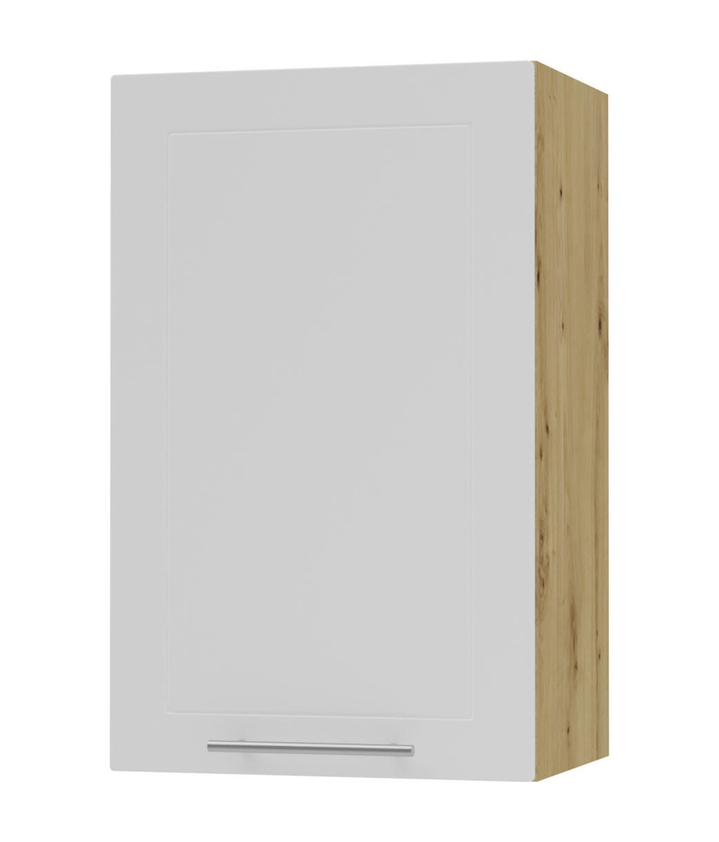 KÜCHENHÄNGESCHRANK Kvantum W2/45 Weiß Matt / Eiche Artisan Matt 45 / 32,5 / 72cm - Eiche Artisan/Weiß, Holz/Holzwerkstoff (45/72/32.5cm) - Feldmann-Wohnen
