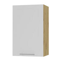 KÜCHENHÄNGESCHRANK Kvantum W2/45 Weiß Matt / Eiche Artisan Matt 45 / 32,5 / 72cm - Eiche Artisan/Weiß, Holz/Holzwerkstoff (45/72/32.5cm) - Feldmann-Wohnen