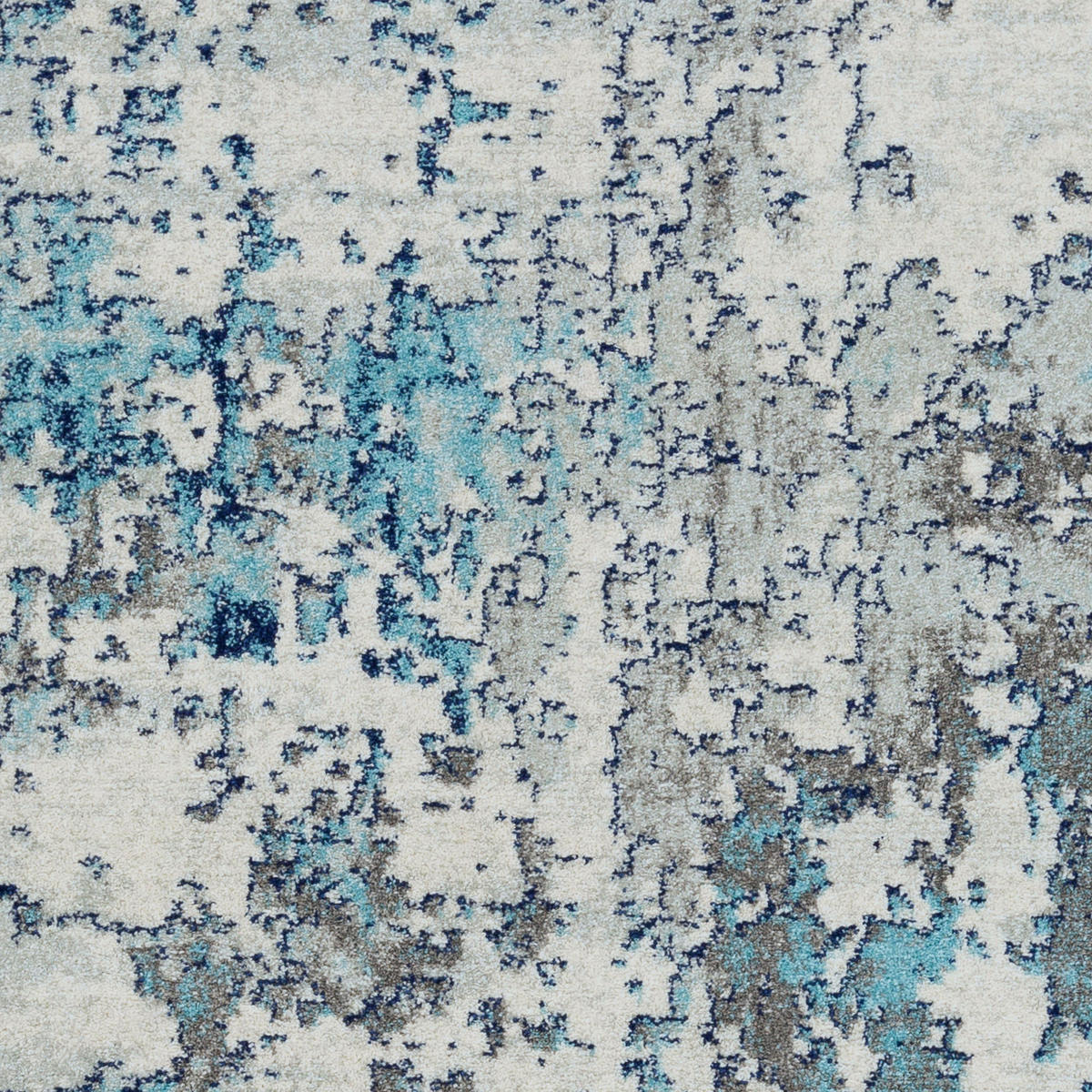 KURZFLORTEPPICH Rund Ø 160 cm Blau - Blau, Naturmaterialien/Textil (160/160cm) - LIVABLISS