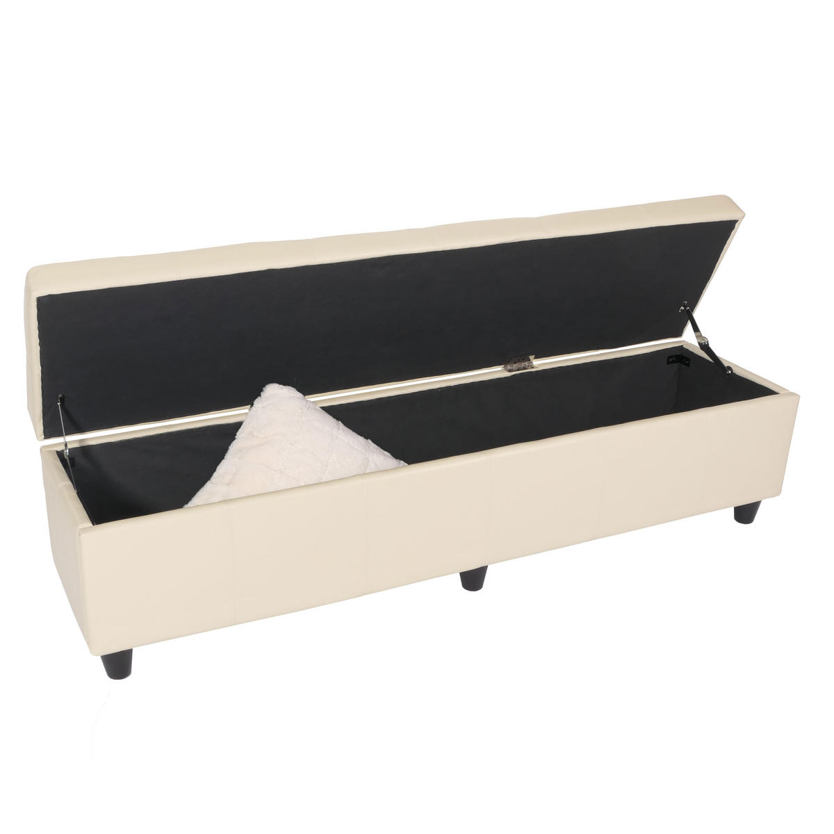 AUFBEWAHRUNGS-TRUHE XXL Beige - Beige, Textil (180/45/45cm) - MCW