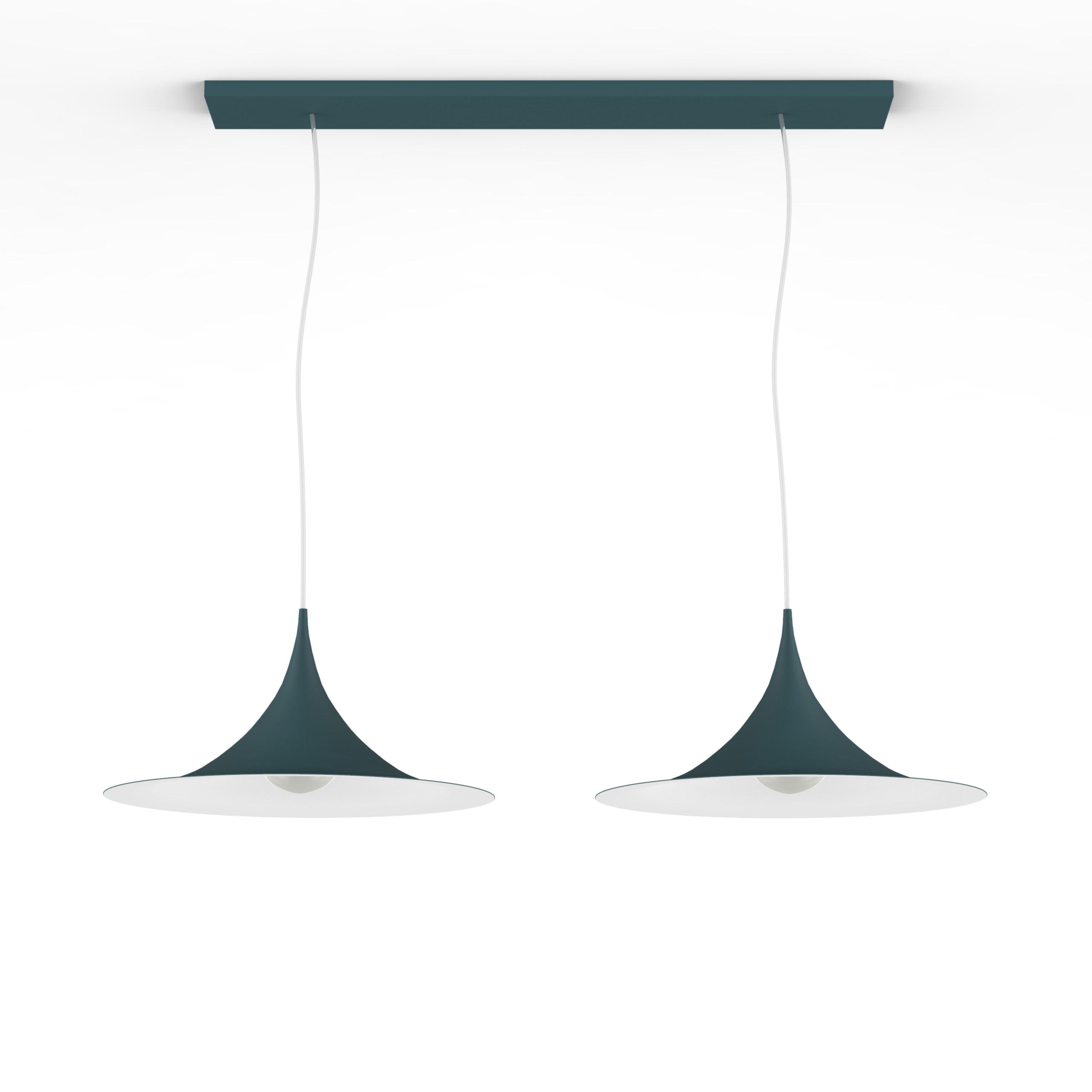 HÄNGELEUCHTE - Blau, Metall (33/70/16cm) - Lumicom