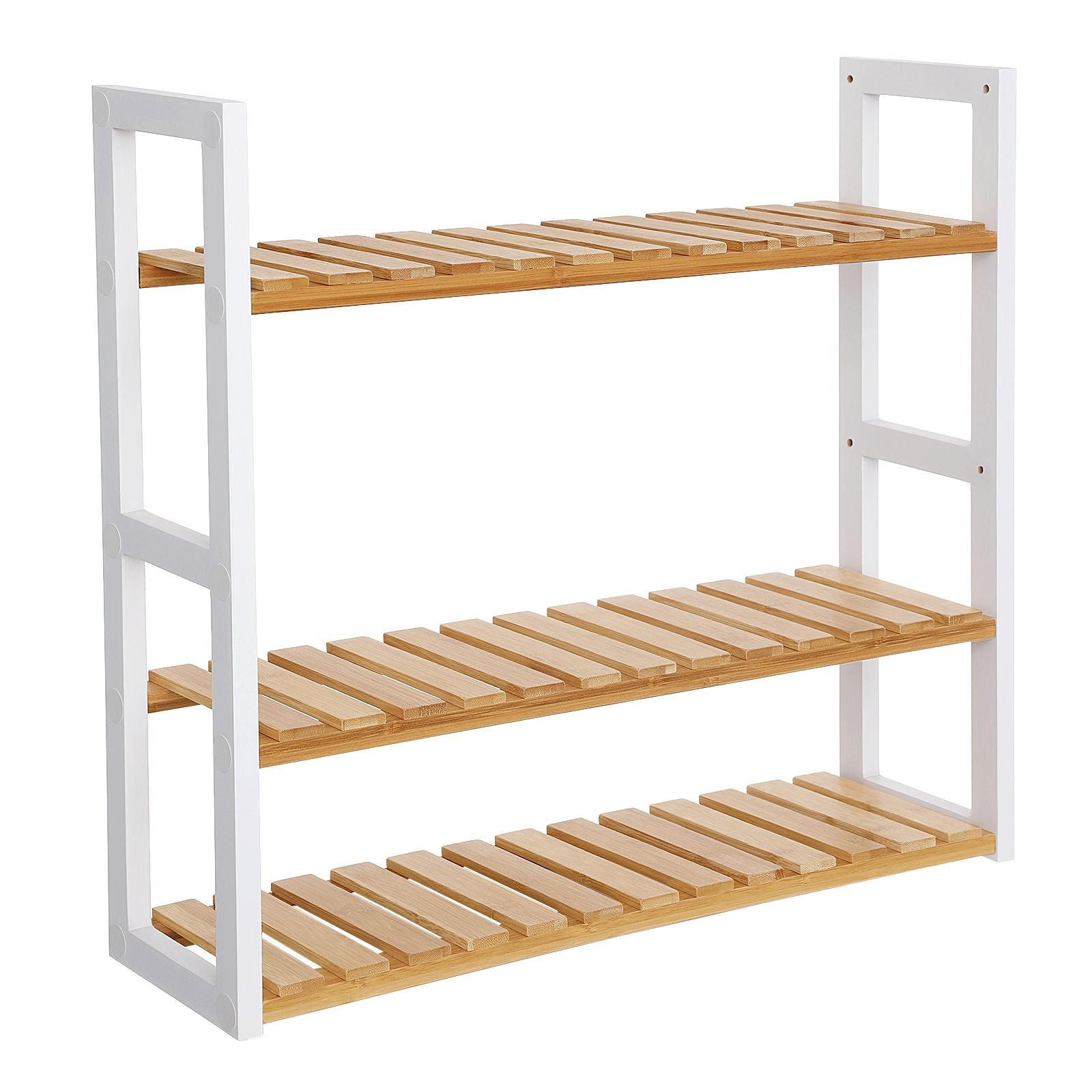 BADEZIMMERREGAL PFLANZENREGAL - Multicolor, Holz (54/15/60cm) - Hansiro