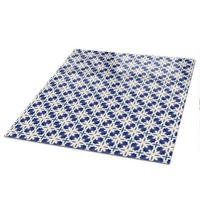 TISCHPLATTE 50x50 cm – Geometrische Eleganz - Beige, Glas (50/50/0.4cm) - Wallfluent