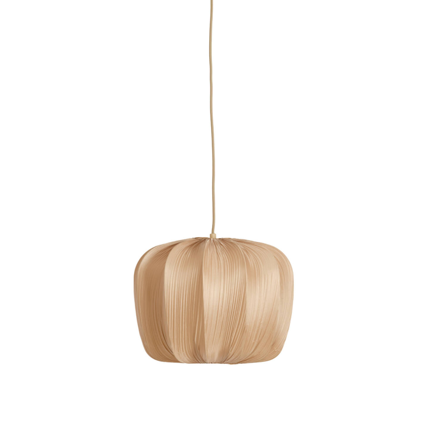 HÄNGELAMPE - Weiß - 40/40/30 cm - Weiß, Textil (40/40/30cm) - Light & Living
