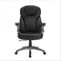 BÜROSTUHL höhenverstellbar mit hoher Rückenlehne Schwarz - Schwarz, Metall (67.5/120/73cm) - Meubliv