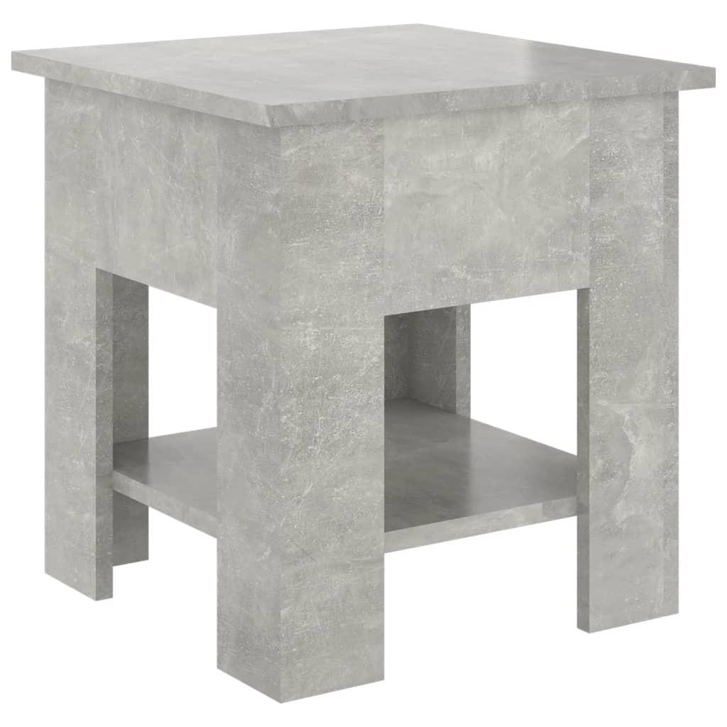 COUCHTISCH Betongrau 40x40x42 cm Holzwerkstoff - Grau, Holzwerkstoff (40/40/42cm) - furnicato