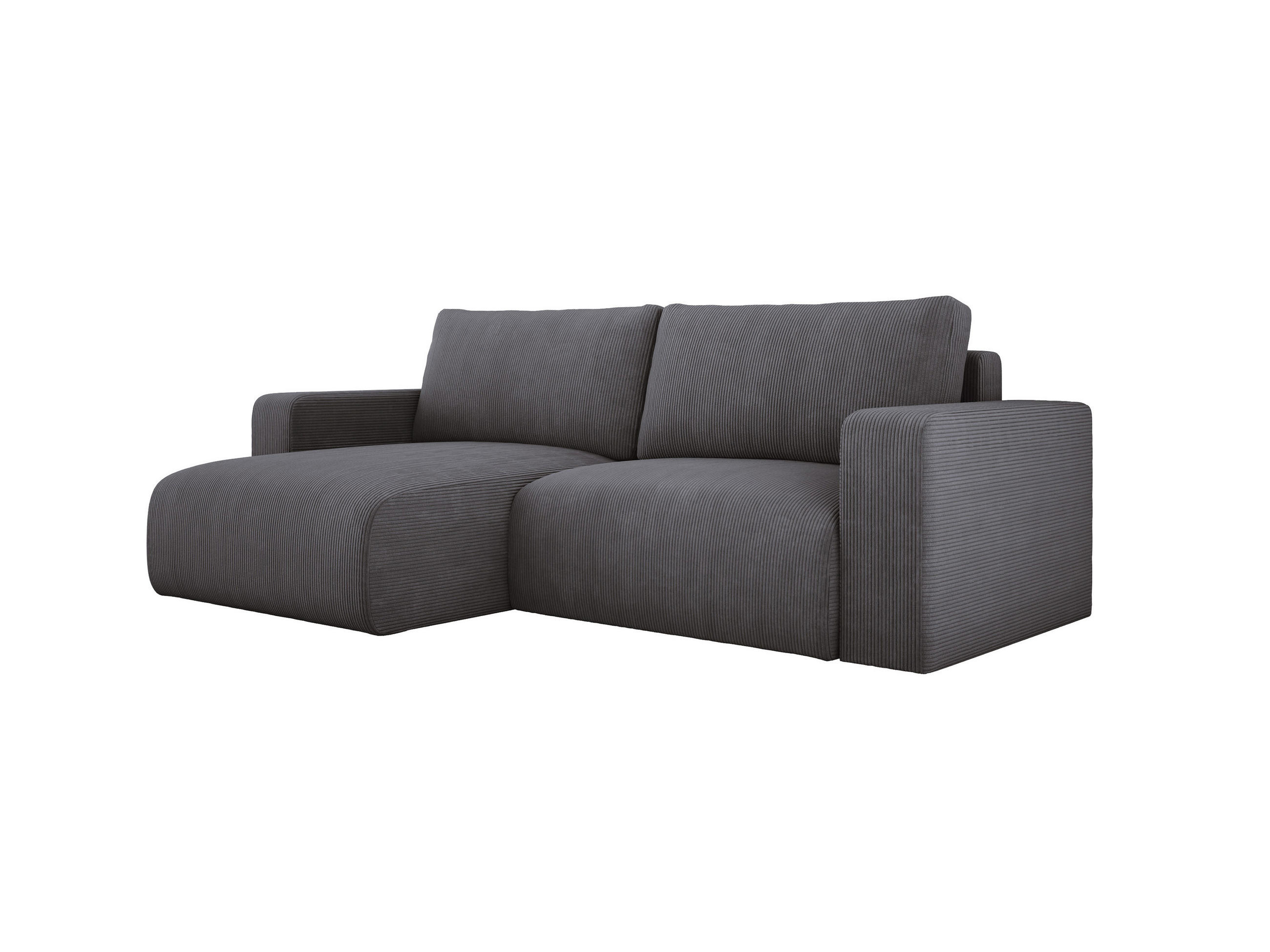 DomoHome Ecksofa Grau 247x143 cm