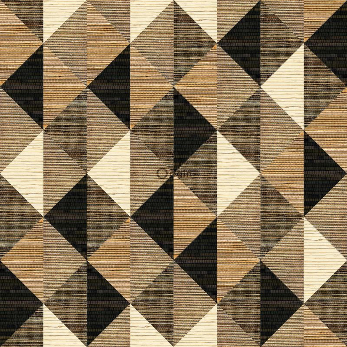 XXL-VLIESTAPETE 3D Grasmuster 50 x 900 cm - Braun, Papier (50/900cm) - Origin Wallcoverings