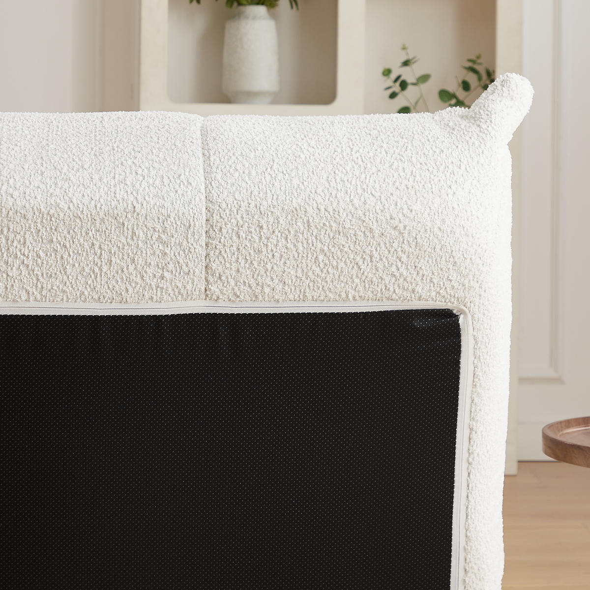 SITZSACK Chenille Beige - Beige, Textil (127/83/99cm) - WISHDOR