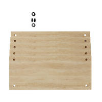 ERWEITERUNG für Wandregal Deco 85x35cm - Eiche San Remo, Metall (85/3.5/35cm)