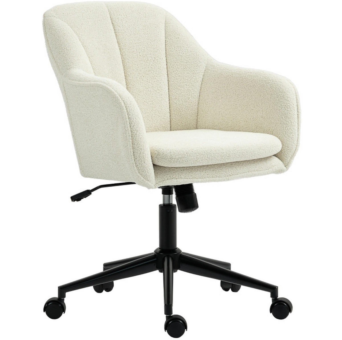 DREHSTUHL 60/63/84-94 cm Beige aus Polyester höhenverstellbar - Beige, Kunststoff (60/94/63cm) - OKWISH