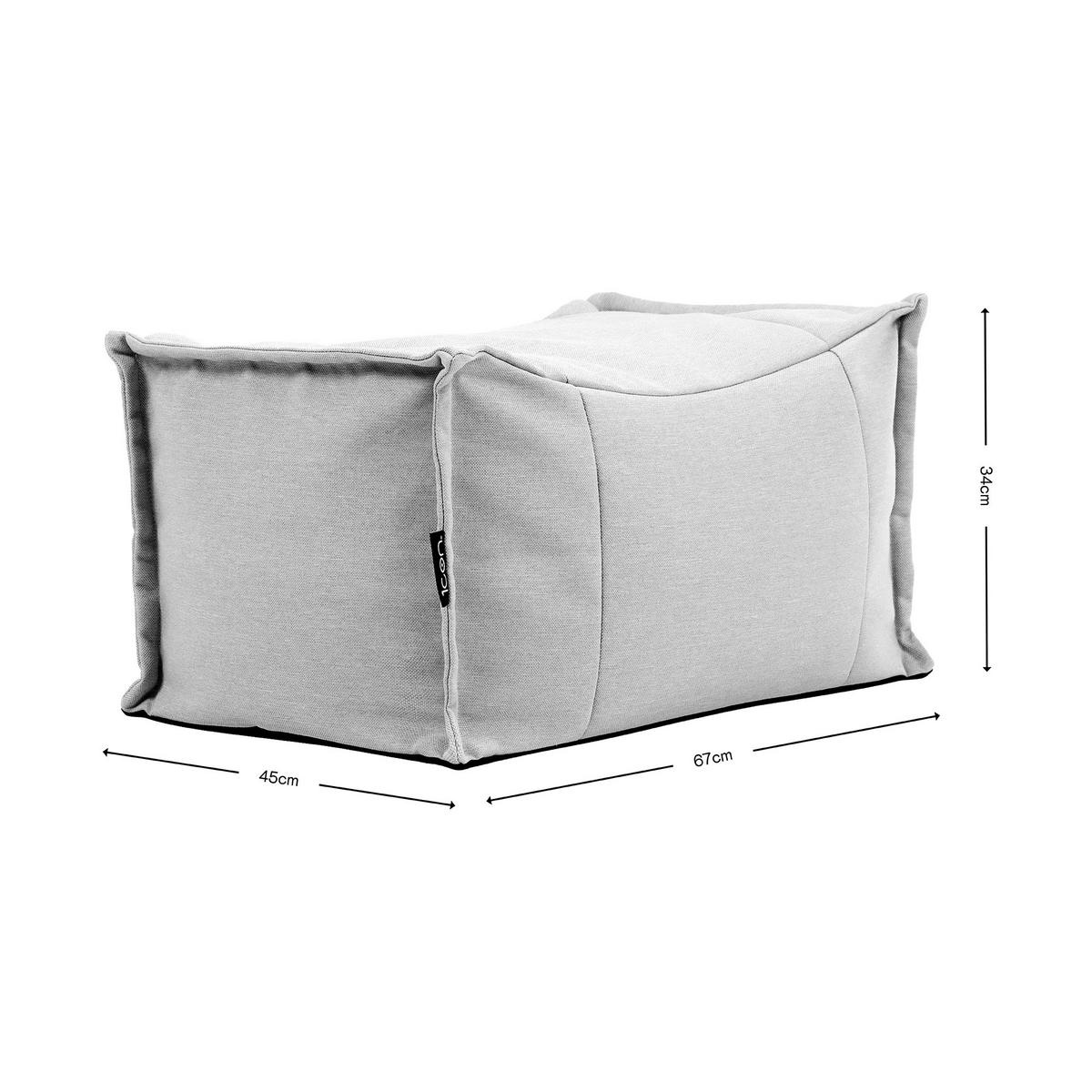 HOCKER Outdoor Bud - Orange, Textil (67/34/45cm) - icon