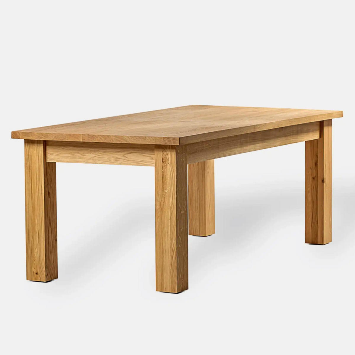 EICHENTISCH aus Massivholz für das Esszimmer THOR 215 x 100 - Eichefarben, Holz (100/215/75cm) - Rawood Furniture