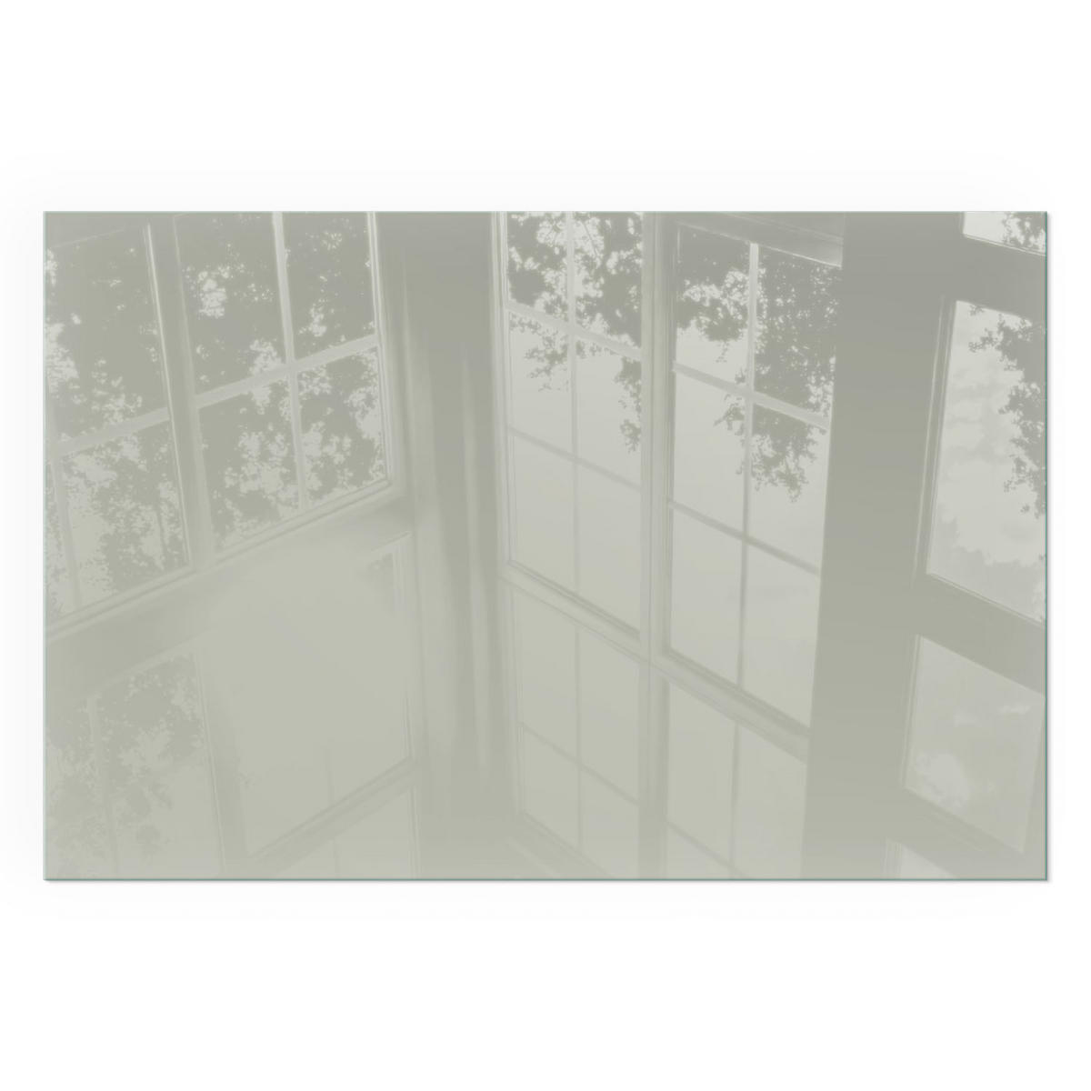 GLASPLATTE für Kamin 120x80 cm - Grün, Glas (120/80/0.4cm) - TULUP