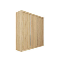 SCHWEBETÜRENSCHRANK SOFIA 180/216/61 cm 3-türig Sonoma Eiche - Sonoma Eiche, Holzwerkstoff (180/216/61cm) - MASSENO