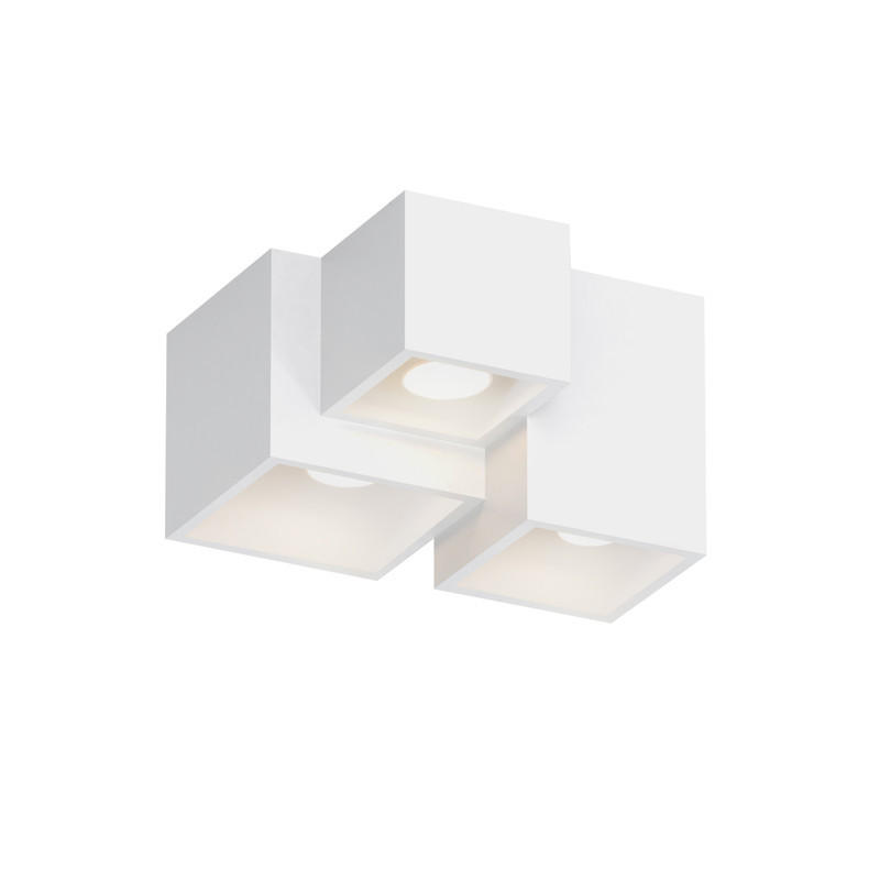 DECKENLEUCHTE Mabry 23/24/15.3cm - Weiß, Keramik (24/23/15.3cm) - Nettlife