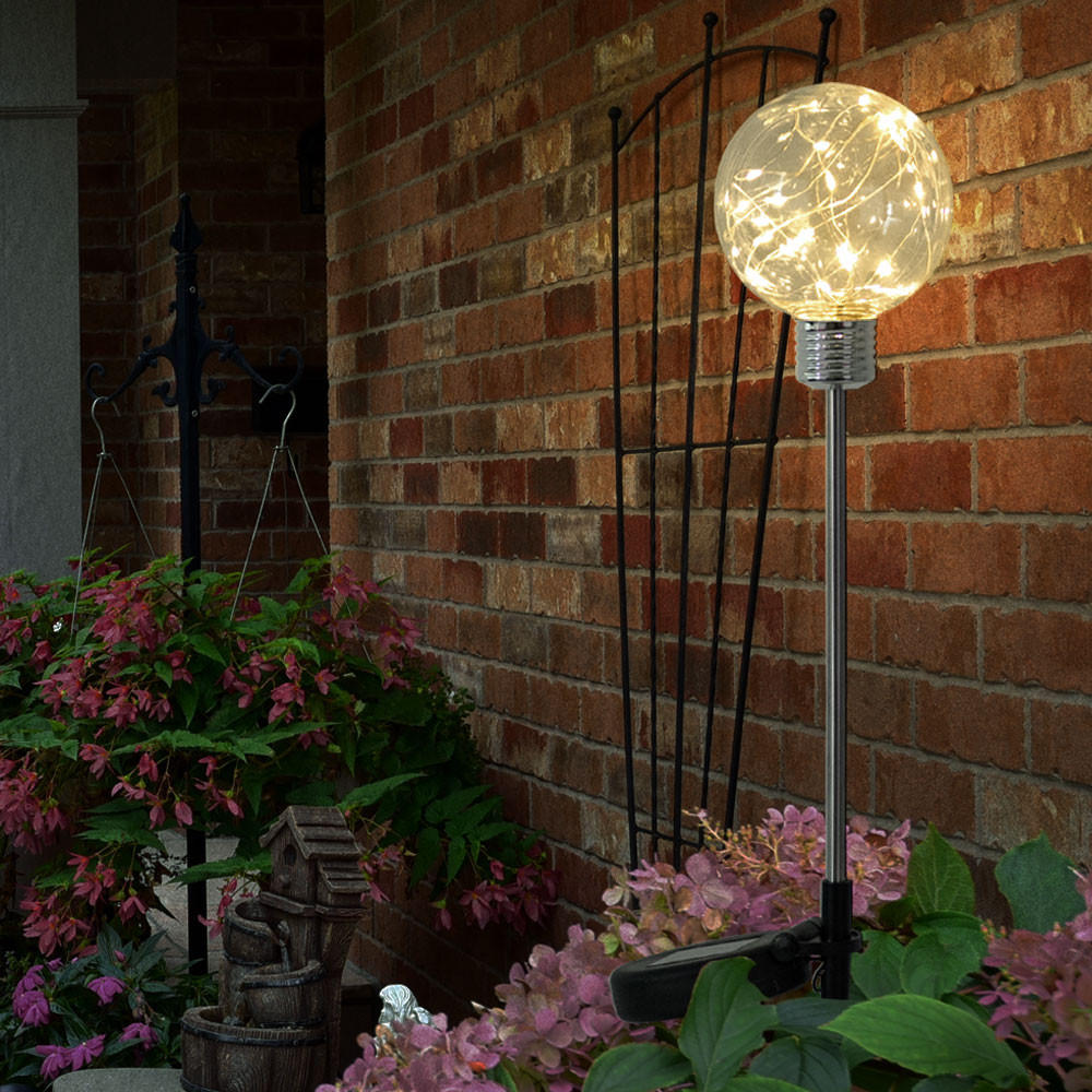 LED WEGELEUCHTE Edelstahl Silber - Silberfarben, Metall (72/10/72cm)