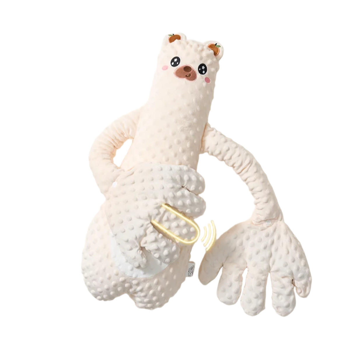 KUSCHELTIER 25/15/62 cm - Beige, Textil (25/62cm) - Authentics